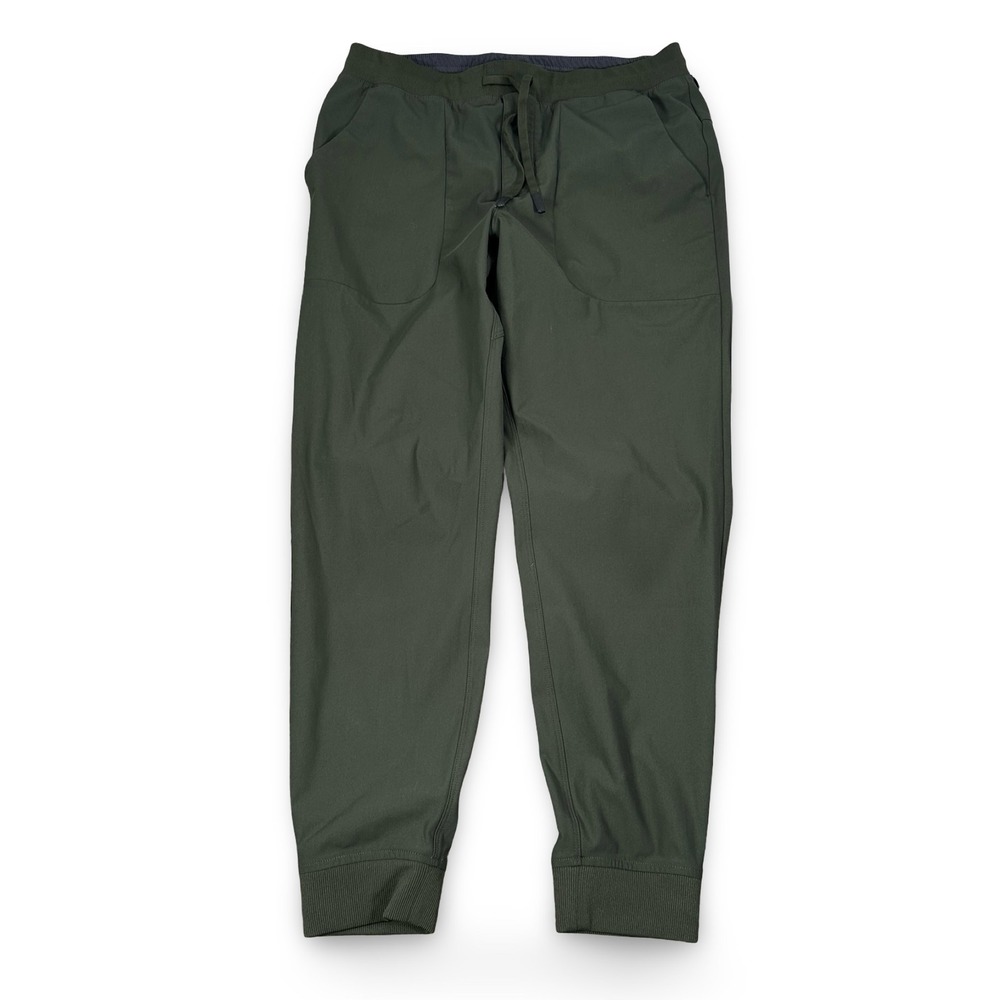 VRST Jogger Mens Medium Olive Green Travel Hiking Pants Stretch Athleisure